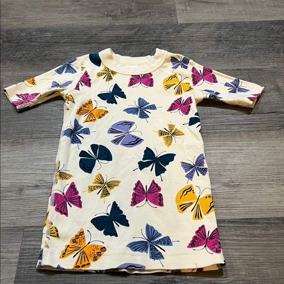BOGO FREE Hanna Andersson short pajama set size 120cm 6/7 butterfly print - Picture 4 of 6